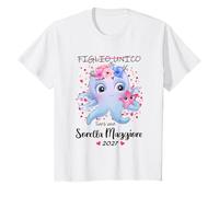 Sarò Una Sorella Maggiore 2027 Annuncio Gravidanza Bambina Maglietta