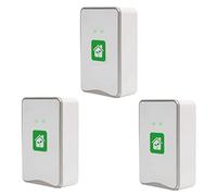 SAROAD 3X Purificatore D'aria Plug-in Generatore di Ioni Negativi Purificatore di Ionizzatore Senza Filtro Pulito Allergeni, Inquinanti, Odori Spina UE