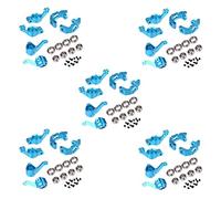 SAROAD Set di 5 per 1/10 94123 94111 102010 102011 102012 02013 cuscinetti in lega di alluminio sterzo set mozzi