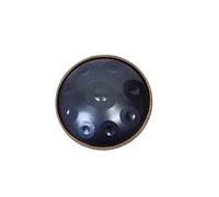 Sarospan Handpan - Tamburo 55,9 cm, 9 note D Kurd 440 Hz, custodia morbida, bacchette, supporto, adesivi note, panno pulizia, video performance artista