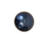 Sarospan Handpan - Tamburo da 55,9 cm, 10 note D Kurd 440 Hz, con custodia morbida, bacchette, supporto, adesivi per note, panno per la pulizia, video sulle performance dell'artista