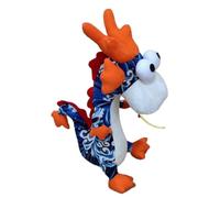 Sarpoer 2024 - Peluche di drago cinese, 11 drago, confezione grande, drago di peluche per bambini, regalo C