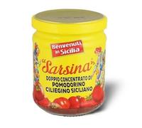 "Sarsina" - Estratto Doppio Concentrato di Pomodoro Ciliegino | 100% Siciliano, Naturale, Senza Glutine | Fratelli Contorno | 210g