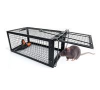 SARSTRY Trappola per Topi Vivi, Grande XXL Gabbie Trappola per Interno e Esterno - Senza Uccidere e Riutilizzabile - Pronta all'Uso - per Ratti e Piccoli Roditori - 31 x 17 x 13.5 cm