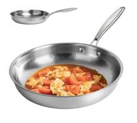 Sartén Para Freír - Sartén Antiadherente, Sarténs De Inducción Con Titanio Martillado, Sartenes Antiadherentes Para La Cocina Y La Cocción De Tortilla, Pancake, Desayuno, Huevos, Pescado Y
