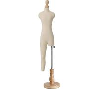 Sarti Femminili Manichino Mezza Scala Abito Forma con Gamba, Pantalone Patter Bambola Makig Modello per Sewig, White, 1/3 Model