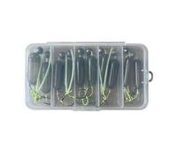 Sartiame Invertito Fondo con Aci Doppiili | Attrezzatura per Cherna In Acqua Salata,5 Pezzi Di Amo Per Gatto Gatto Pargo Corvina Robalo Trotta - Specie Di Pesci