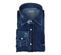 Sartorio Napoli - Sh2965-2 Camicia in Denim - - Shirts - Uomo - Blu - L