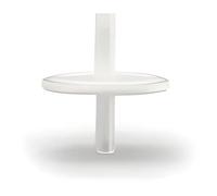 Sartorius Midisart 2000 - Filtro di ventilazione in polipropilene sterile, attacco NPT 1/8" x 1/8", pori 0,45 µm, diametro 64 mm, confezione da 25 pezzi