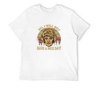 SaRueLsb Dorothy S No I Will Not Have A Nice Day G200 Black Cotton Tshirt Men Funny T Shirt White S