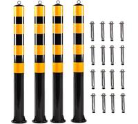 SaryEdge Cono di Sicurezza per segnaletica Stradale, barriera conica 1 2 4 Pezzi, Coni di delimitazione del Traffico, dissuasori di Sicurezza visiva Notturna per ospedal，4 Pack-H-100cm/39.3in