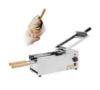 SaryEdge Macchina per Coni Gelato, rulli per cuocere Coni di Zucchero, in Acciaio Inossidabile, per Torte a Camino e Pane Rotondo Cavo, per cucine domestiche e di ristoranti.,
