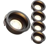 SaryEdge Pezzi Downlight a Forma di Occhio - 5W Baffle Trim - Luci a LED ad Angolo Regolabile - Downlight da Incasso antiabbagliamento - 3000K/4000K/6000K Selezionabile - Mini Far,A-White Light