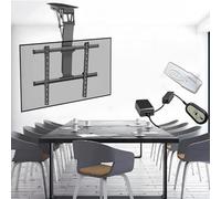 SaryEdge Supporto TV motorizzato, Supporto TV Elettrico da soffitto con Telecomando e Interruttore, Sollevamento TV motorizzato Adatto a TV da 32-70 Pollici, metodo di Instal,