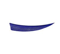 SAS 10,2 cm Shield LW Feathers Solid Color Tiro con l'arco Arrow Fletching Alberi - Confezione da 25/Pack (blu navy)