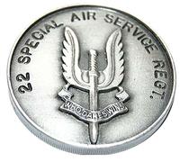 SAS 22 Special Air Service Reggimento Moneta - Forze UK Fatto a Mano Originale