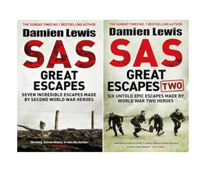 SAS Great Escapes Collection by Damien Lewis: Books 1 & 2 - Gripping True Stories of Second World War Heroes (2-Book Set)