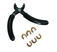 SAS Nok Set Plier for Bowstring Nocking Point Tool (Plier with 6 x Purple Long Cam Nocks)