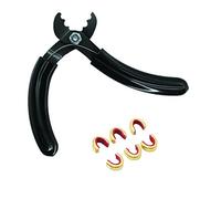 SAS Nok Set Plier for Bowstring Nocking Point Tool (Plier with 6 x Red Cam Nocks)