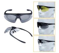 SAS OCCHIALI SOFTAIR POLIGONO 3 LENTI INTERCAMBIABILI NERO 6055B AIRSOFT GOGGLES