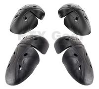 SAS-TEC, Inserti in memory foam viscoelastici, livello 2, per giacca da motociclista, protezioni per i gomiti e il corpo, set (SC-1/81-82)
