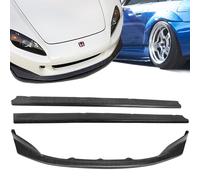 [ Sasa ] 2x Combo per 04-09 Honda S2000 AP2 Ams Anteriore Paraurti Labbro + Df