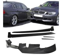 [SASA] 2X Combo Per 06-08 BMW E90 Sedan Paraurti Anteriore + Side Skirts In PU