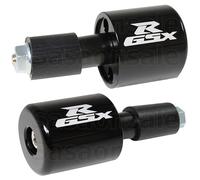 [ Sasa ] Nero CNC Laser Manico Barrette Terminali Grips Spina Made Per Suzuki