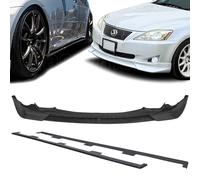[ Sasa ] Per 09-10 Lexus IS250 IS350 PU Anteriore Paraurti Labbro Spoiler + Lato