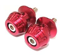[ Sasa ] Razzo Stile Rosso 6mm M6 CNC Forcellone Stand Rocchetti Slider