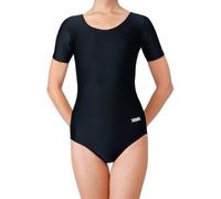 Sasaki Japan RG Rhythmic Gymnastics Pro Skin U Neck Manica Corta Body Nero