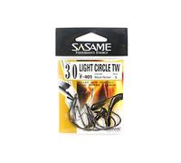 Sasame AMI Light Circle Black Nickel Hook - By 5, N°3/0