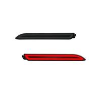 SASFDSG Direzione Lato LIGH Per Lexus Per IS-F 2008-2014 LED Paraurti Posteriore Auto Riflettore Stop Indicatore Direzione Fendinebbia(B Smoked Lens)