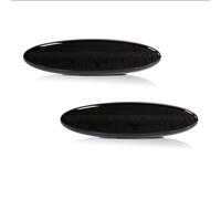 SASFZ Indicatore Laterale 2 Pezzi Per Chevy Per Corvette Per C5 1997-2004 Coupe Z06 LED Luce Posizione Laterale Luci Posteriori Segnalazione Rosse Luci di Posizione(Smoked Lens Red)