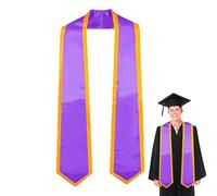 Sash di laurea - College Laureation Stole | 72 pollici | Stoles per laureati | Graduazioni unisex sash, maschi e donne entrambi | Abito rubato per la cerimonia universitaria | Leggero