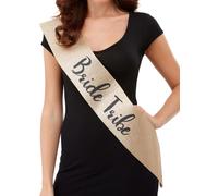 Sash Glitter Deluxe Bride Tribe Oro Festa Di Addio Al Nubilato Costume Prop