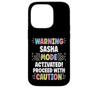 SASHA Personalized Name Funny Cute Custom SASHA Name Custodia per iPhone 14 Pro