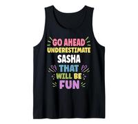 Sasha Personalized Women's Gift Custom Sasha Canotta