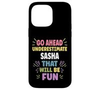 SASHA Personalized Women's Gift Custom SASHA Custodia per iPhone 14 Pro Max