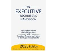 Sasha Sutormin The Executive Recruiter's Handbook (Tascabile)