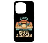 SASHA Vibes Only Cute Retro Girls SASHA Name Custodia per iPhone 15 Pro