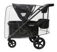 SASHA'S Baby Trend Expedition - Parapioggia e antivento per passeggino Wagon Plus, trasparente, copertura massima (passeggino non incluso)