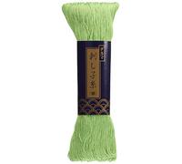 Sashiko, matassa di filo sottile, 170 metri, colore verde pallido, per quilting e ricamo giapponese