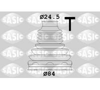 SASIC 1906077 Kit cuffia, Semiasse per ABARTH,FIAT