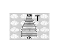 SASIC 1906130 Kit cuffia semiasse lato ruota Cuffia Semiasse Cuffia semiasse Soffietto