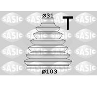 SASIC 1906153 Kit cuffia, Semiasse per AUDI