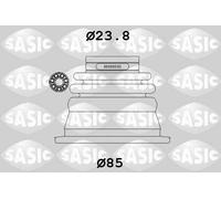SASIC 4003419 Kit cuffia, Semiasse per RENAULT