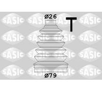 SASIC 4003460 Kit cuffia, Semiasse per RENAULT