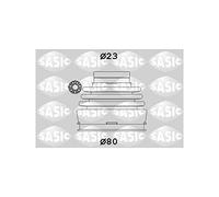 sasic soffietto Set per alberi di trasmissione, 9004630