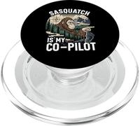 Sasquatch Co-Pilot Bigfoot Wilderness Adventure Design PopSockets PopGrip per MagSafe